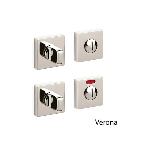 Olivari Verona Q fényes szupernikkel WC négyzetrozetta