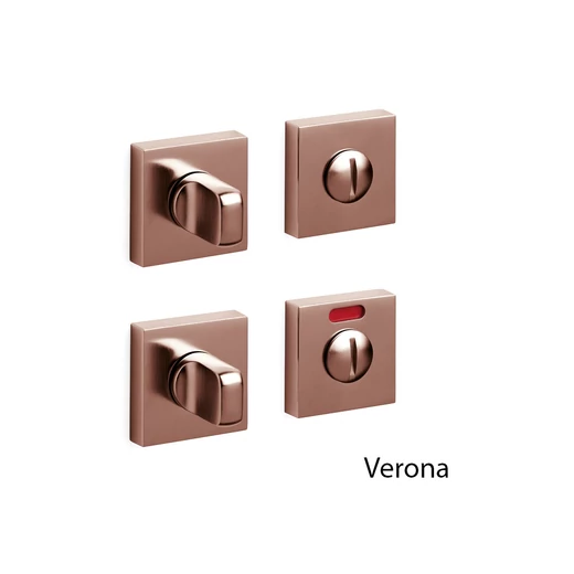 Olivari Verona Q szatén szuperréz WC négyzetrozetta