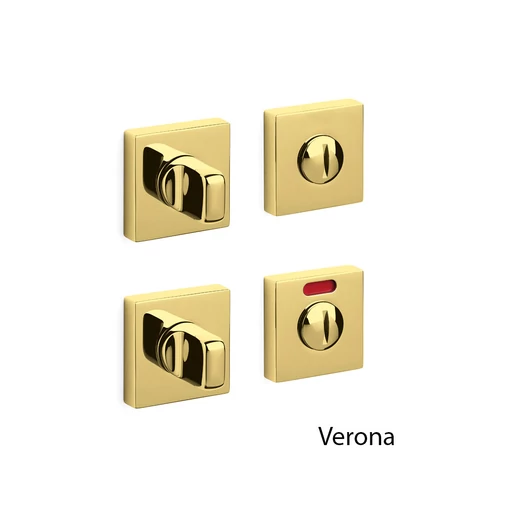 Olivari Verona Q szuperarany WC négyzetrozetta