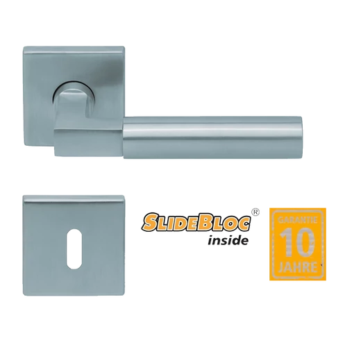 Scoop 1016 inox kilincsgarnitúra SlideBloc mechanikával