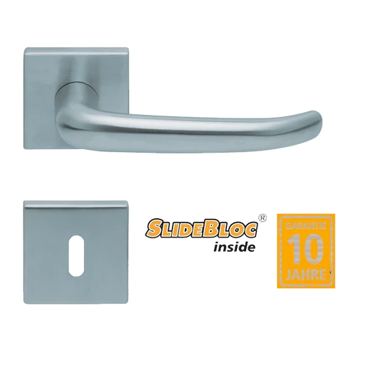 Scoop 1103 Dragon inox kilincsgarnitúra SlideBloc mechanikával