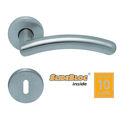 Scoop Prima 1084 SB körrozettás kilincsgarnitúra