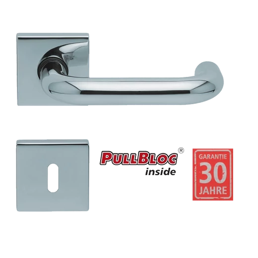 Scoop 1104 Rondo polírozott inox kilincsgarnitúra PullBloc mechanikával