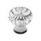 Glass Design P331 víztiszta üveg / fényes króm bútorfogantyú Ø 40 mm P331T01F4DM40