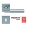Scoop 1016 Bauhaus PB inox négyzetrozettás kilincsgarnitúra