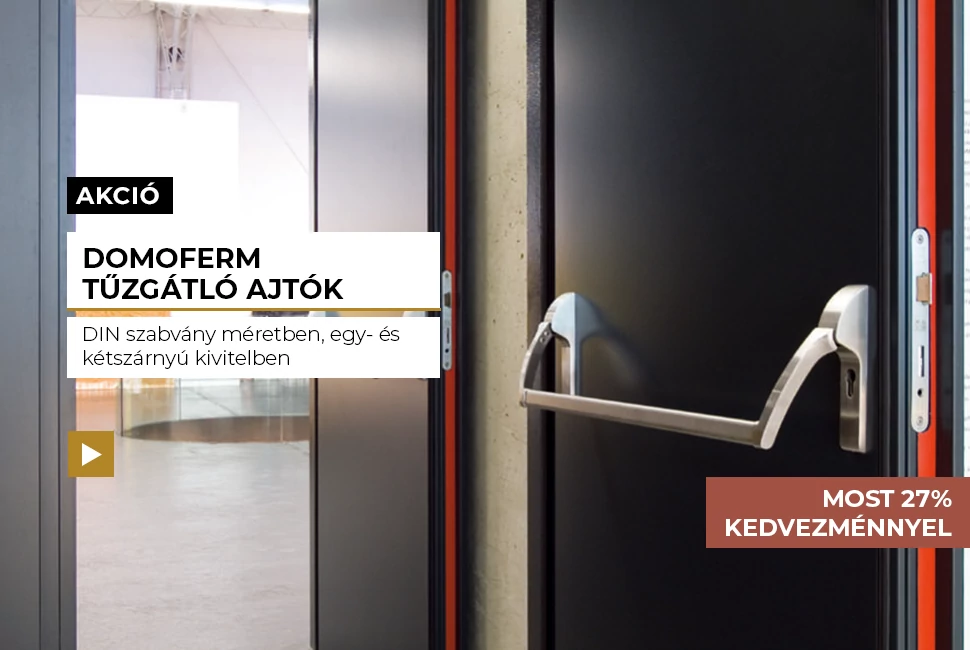 DOMOFERM tűzgátló ajtó akció
