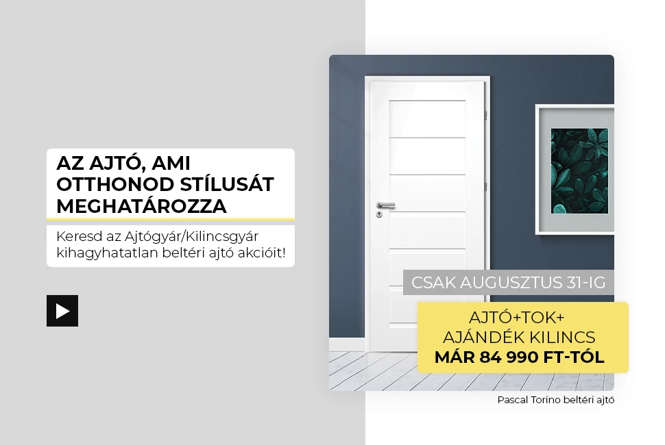 Beltéri ajtó akció 2025 tavasz/nyár