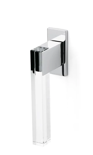 Olivari Ice Cube fényes króm / kristály ablakfélkilincs K223B
