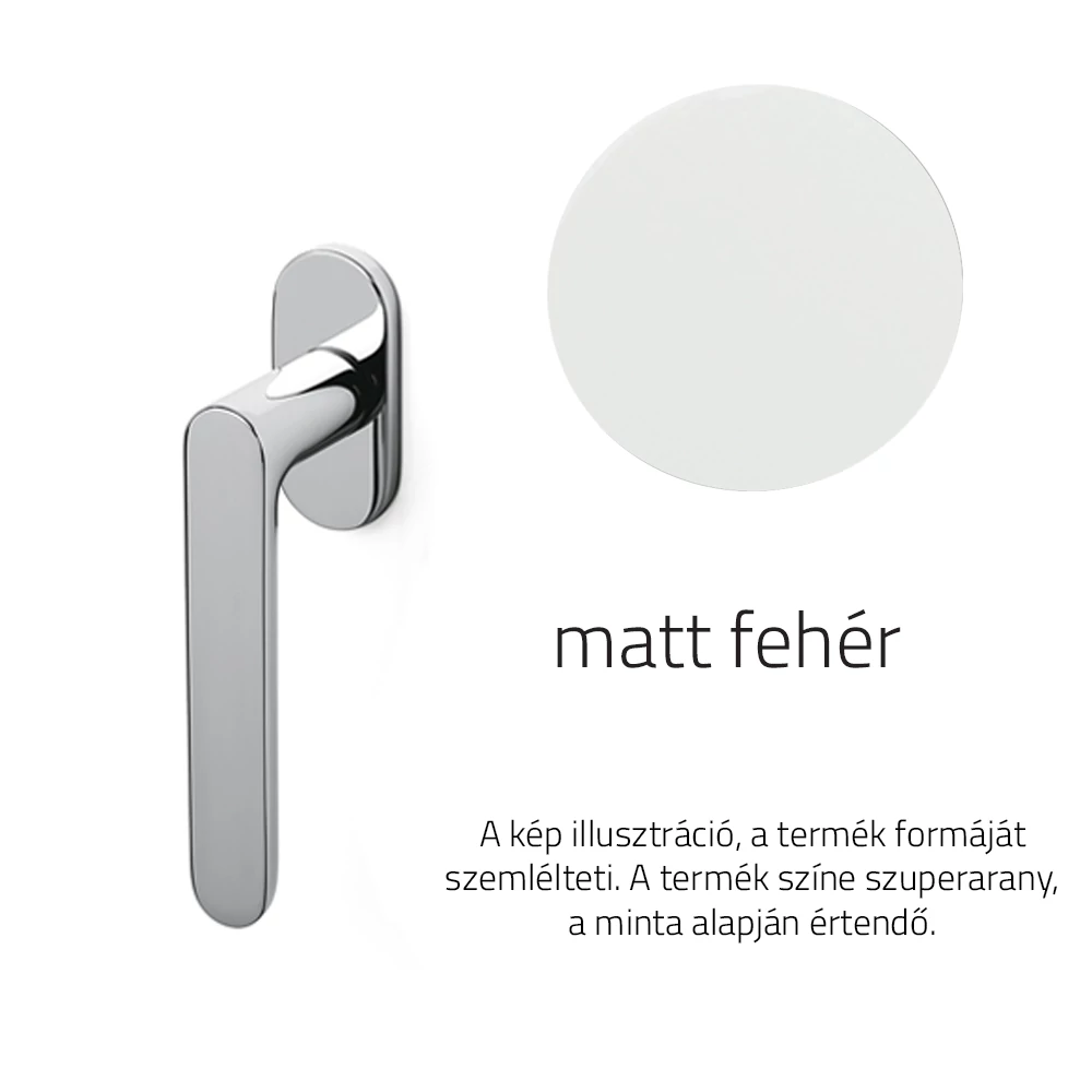 Olivari Icona matt fehér ablakfélkilincs K254B