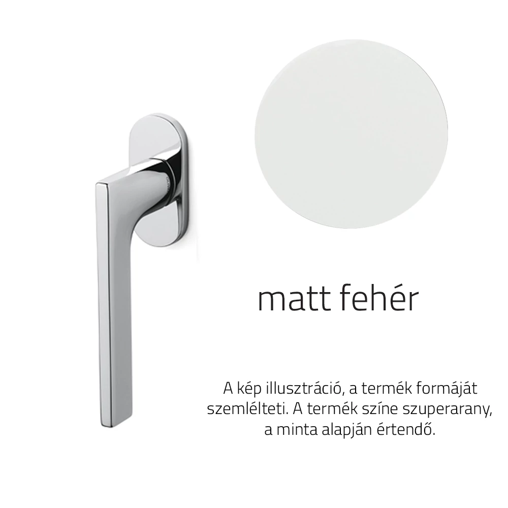 Olivari Lotus matt fehér ablakfélkilincs K238B