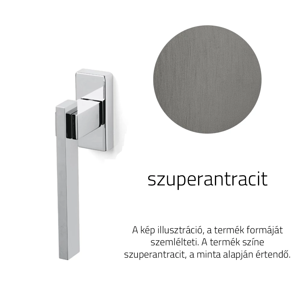 Olivari Minerva szuperantracit ablakfélkilincs K205