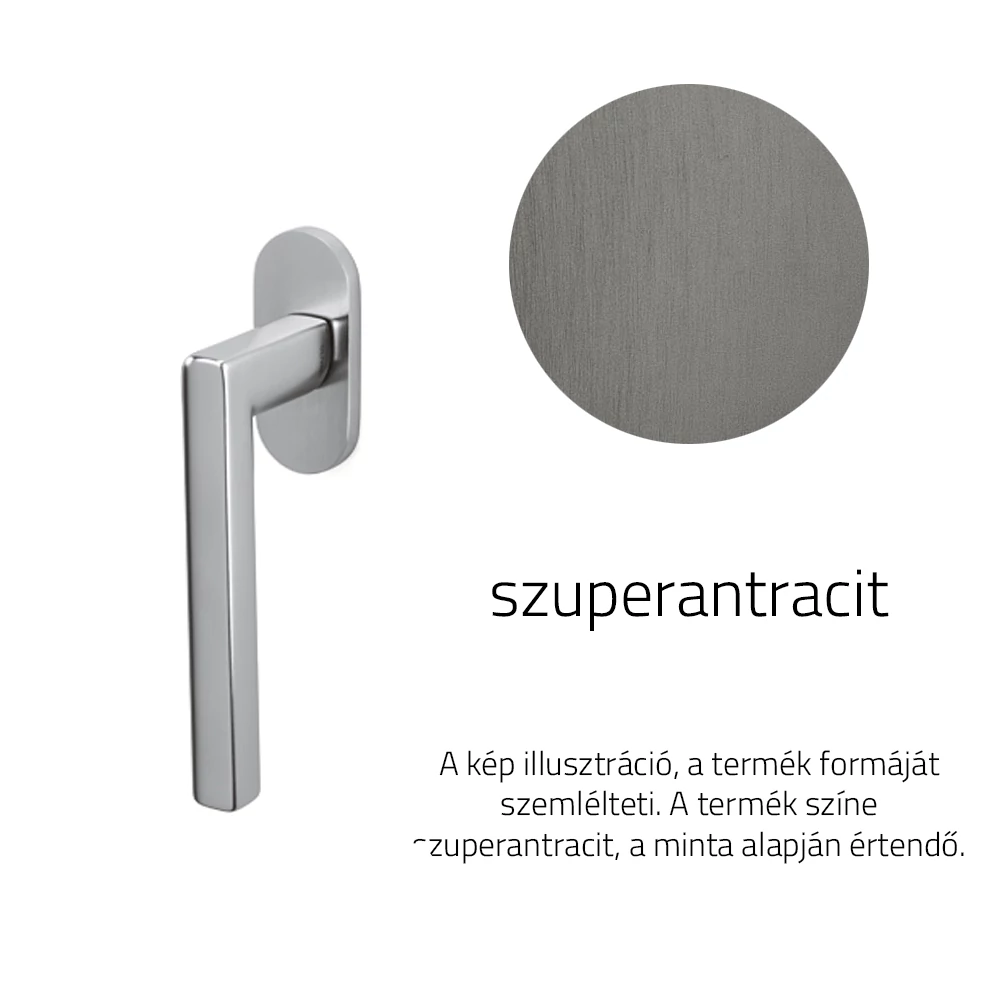 Olivari Okay szuperantracit ablakfélkilincs K262B