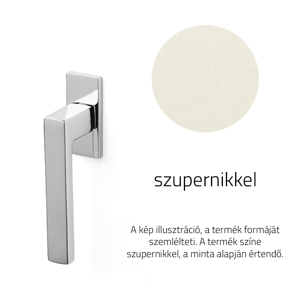Olivari Planet Q fényes szupernikkel ablakfélkilincs K203B