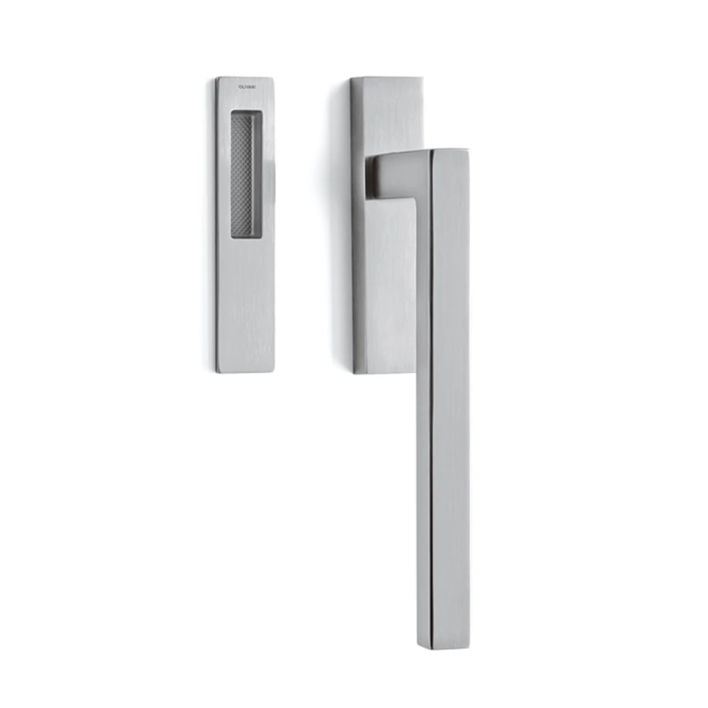 Olivari Planet Q matt króm emelő-toló fogantyú L121