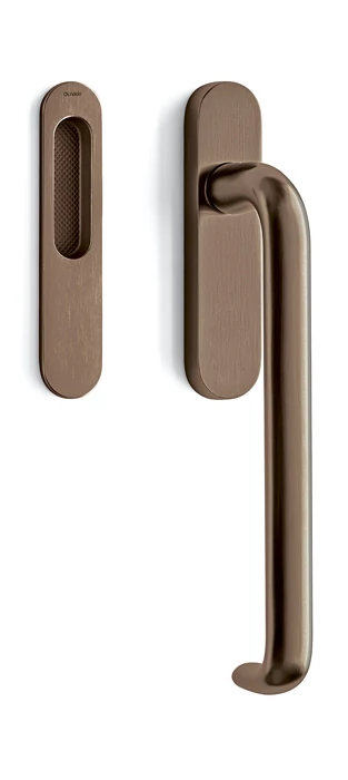 Olivari Polo emelő-toló fogantyú szuperbronz 253 mm L101