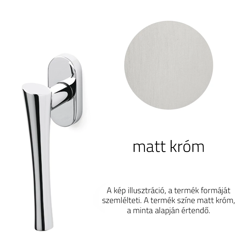 Olivari Sibilla matt króm ablakfélkilincs K154