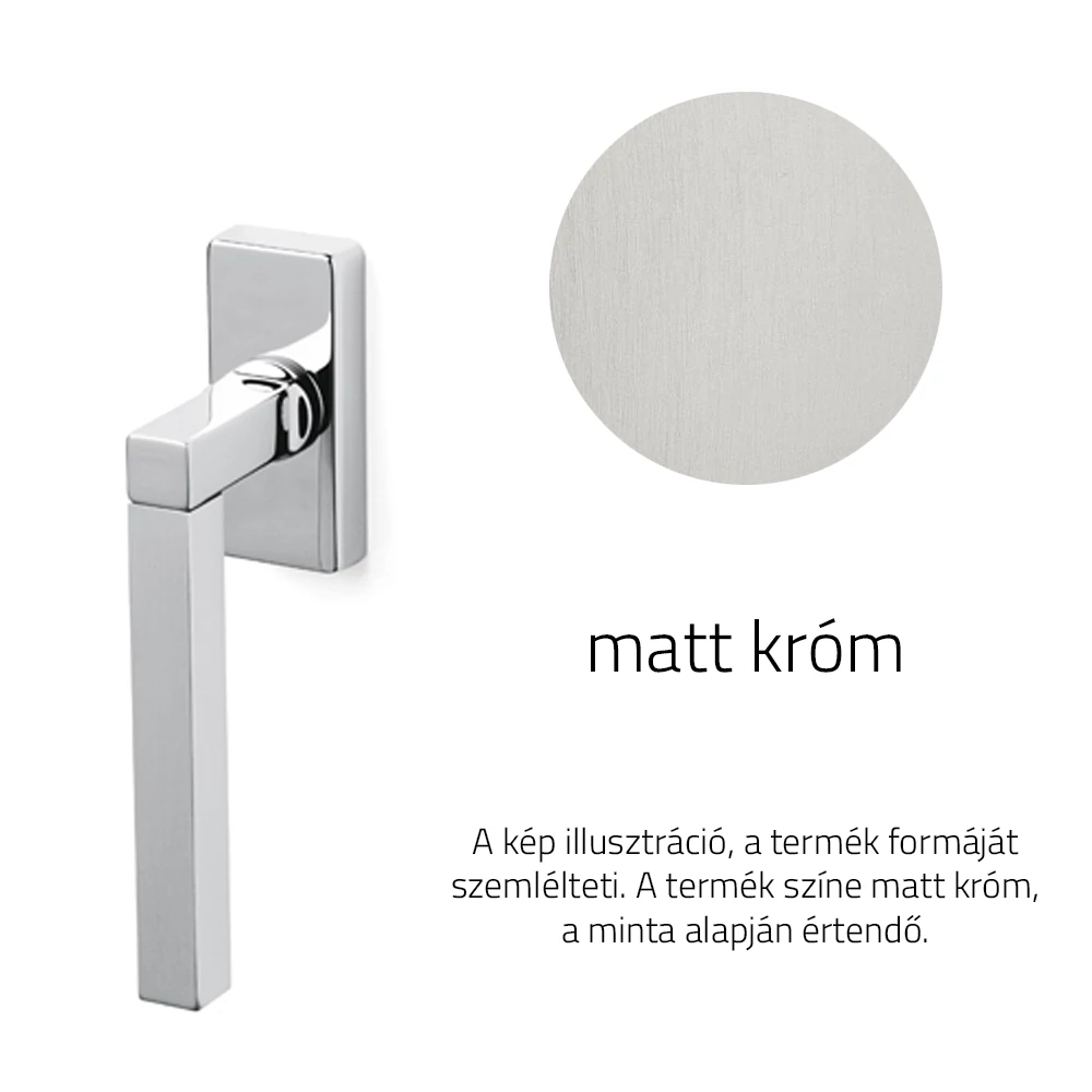Olivari Time Q matt króm ablakfélkilincs K201
