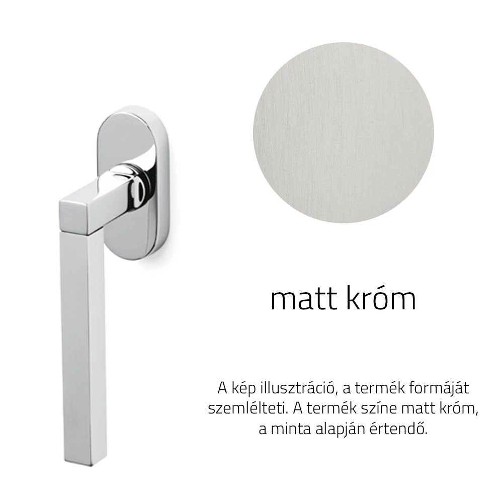 Olivari Time matt króm ablakfélkilincs K192