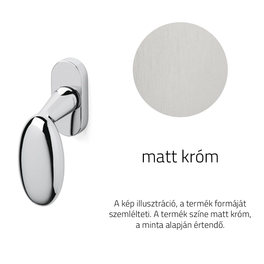 Olivari Blindo matt króm ablakfélkilincs K178