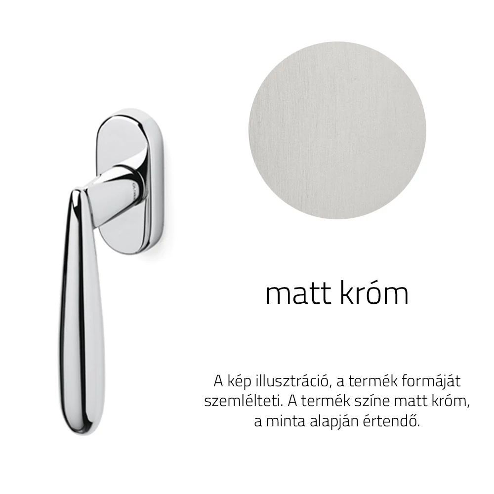 Olivari Futura matt króm ablakfélkilincs K172