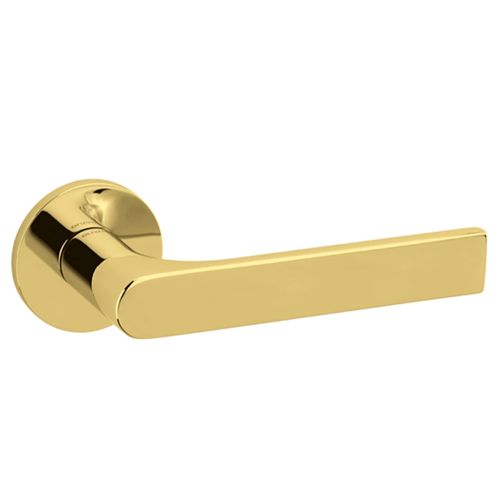 Olivari Gloria fényes szuperarany körrozettás kilincsgarnitúra M268B