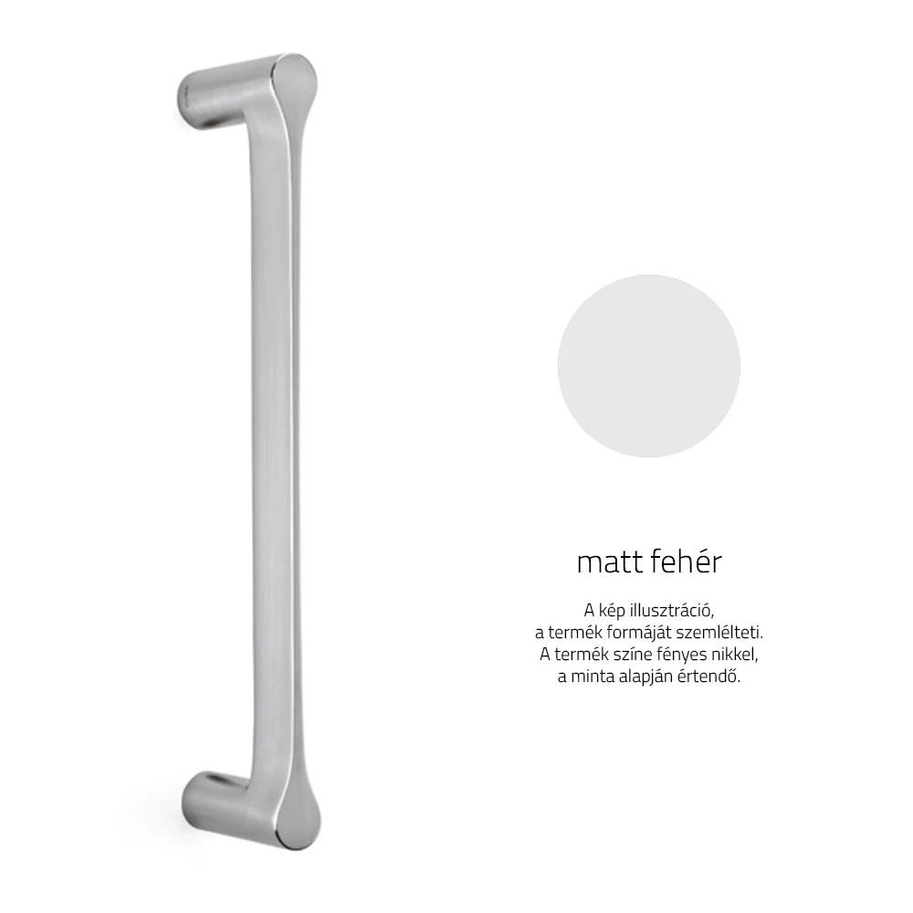 Olivari Lama matt fehér egyenes tolóajtó fogantyú L107