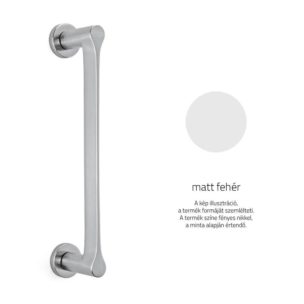 Olivari Lama matt fehér egyenes tolóajtó fogantyú L107R