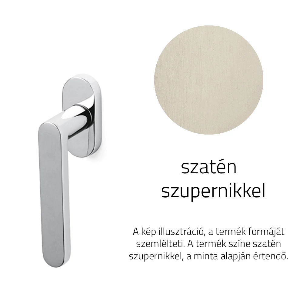 Olivari Link szatén szupernikkel ablakfélkilincs K200