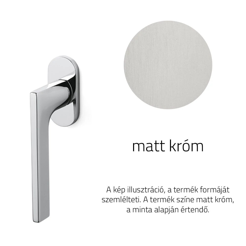 Olivari Lotus matt króm ablakfélkilincs K238B