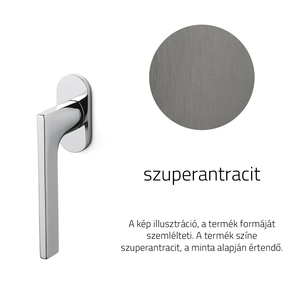 Olivari Lotus szuperantracit ablakfélkilincs K238B