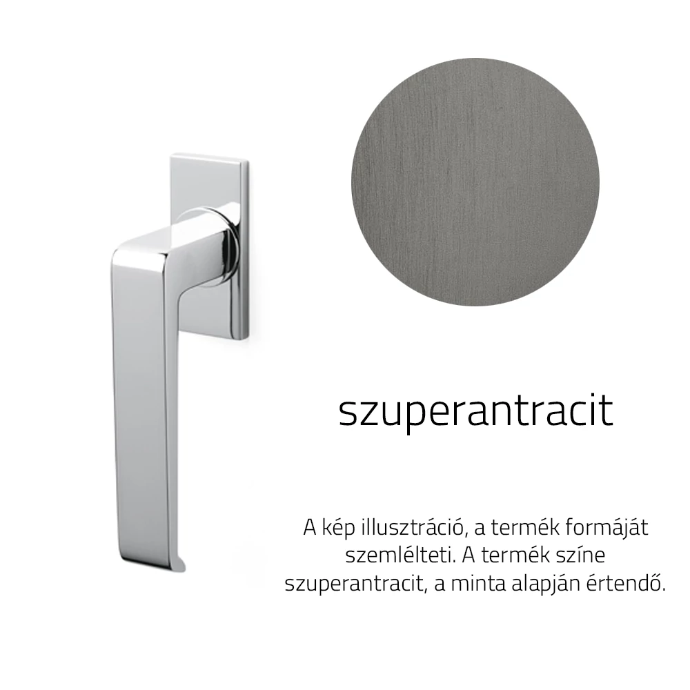 Olivari Milano Q szuperantracit ablakfélkilincs K260B