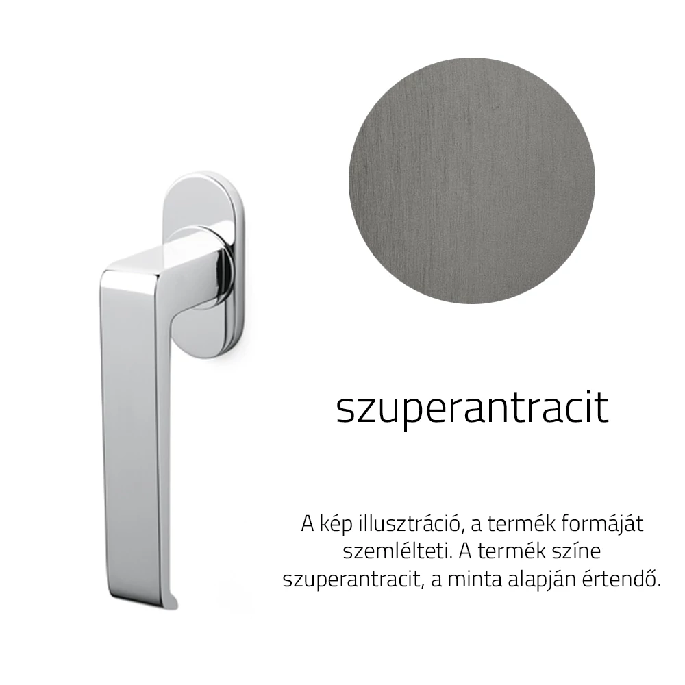 Olivari Milano szuperantracit ablakfélkilincs K259B