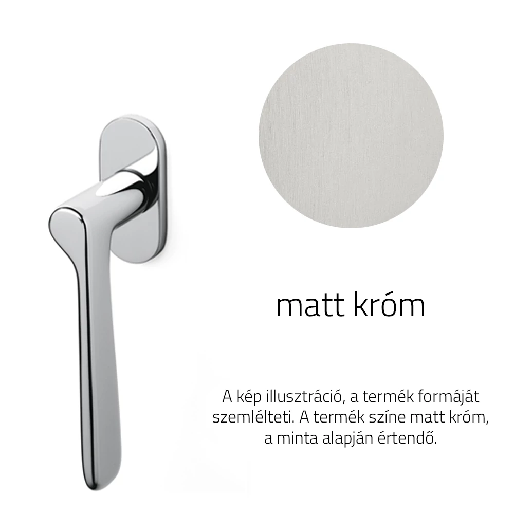 Olivari Plume matt króm ablakfélkilincs K253B
