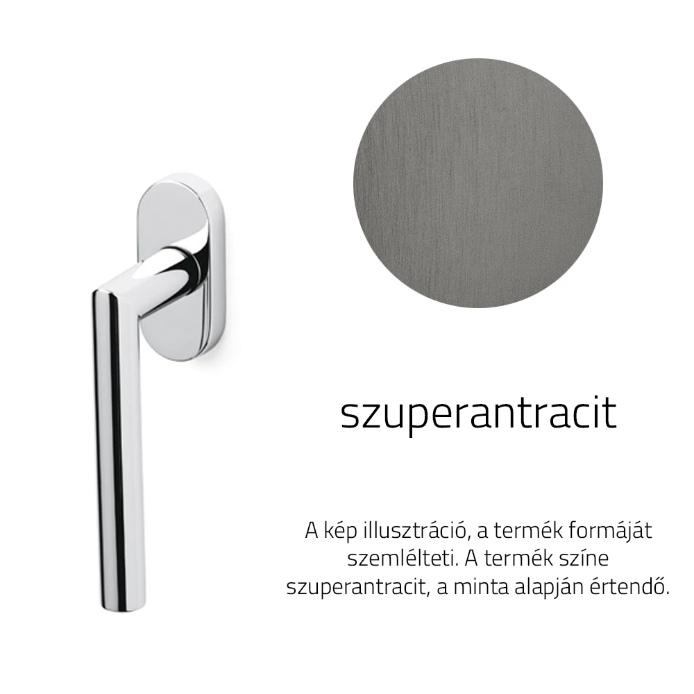 Olivari Serenella szuperantracit ablakfélkilincs K130