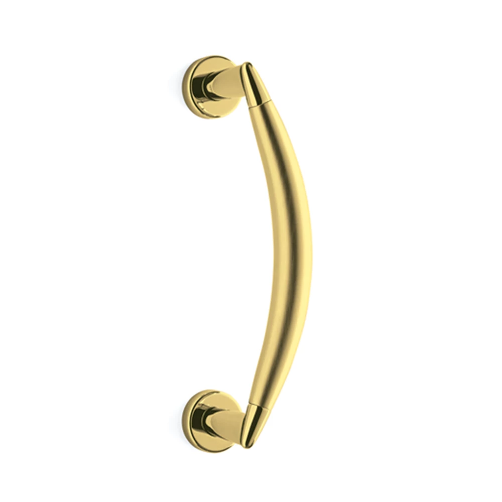 Olivari Aster szuperarany / szatén szuperarany ívelt tolóajtó fogantyú L175R