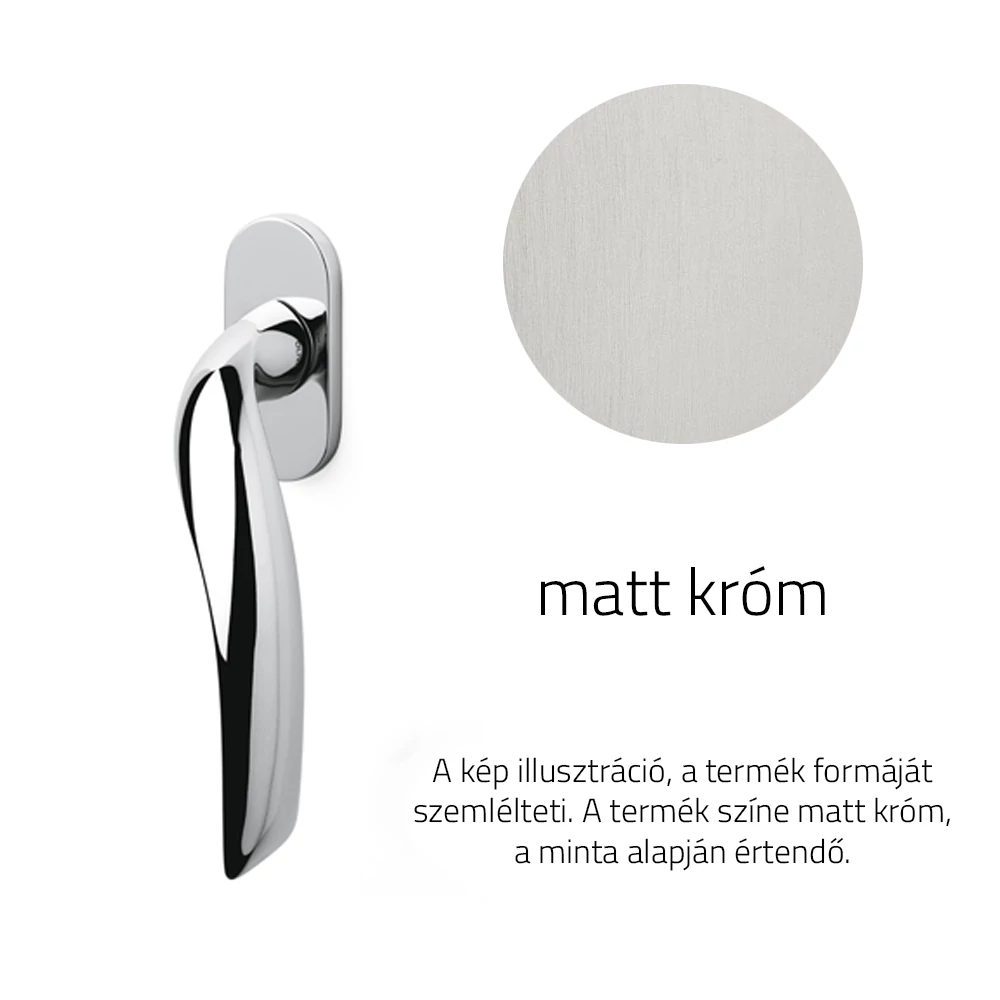 Olivari Vola matt króm ablakfélkilincs K257B