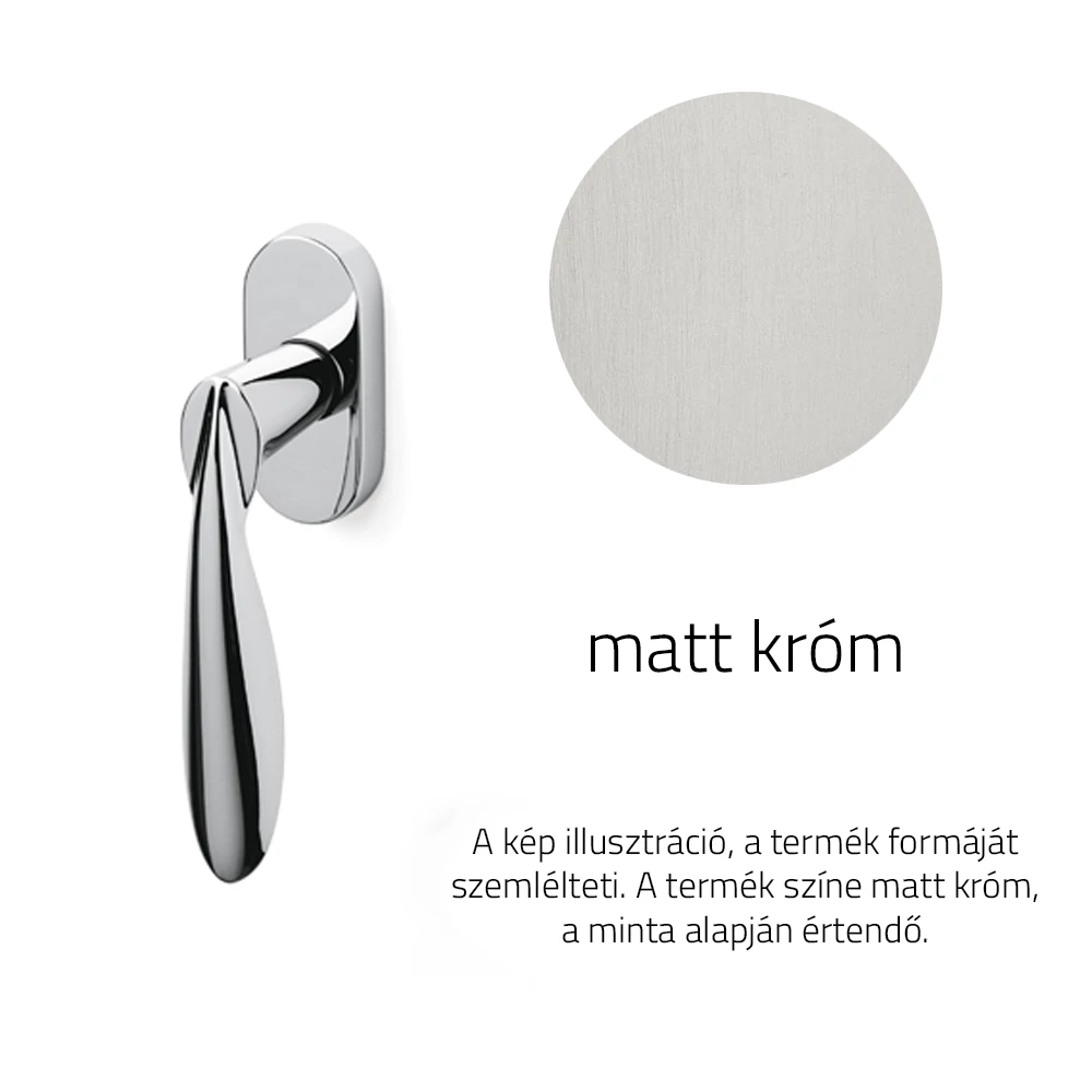 Olivari Wind matt króm ablakfélkilincs K187