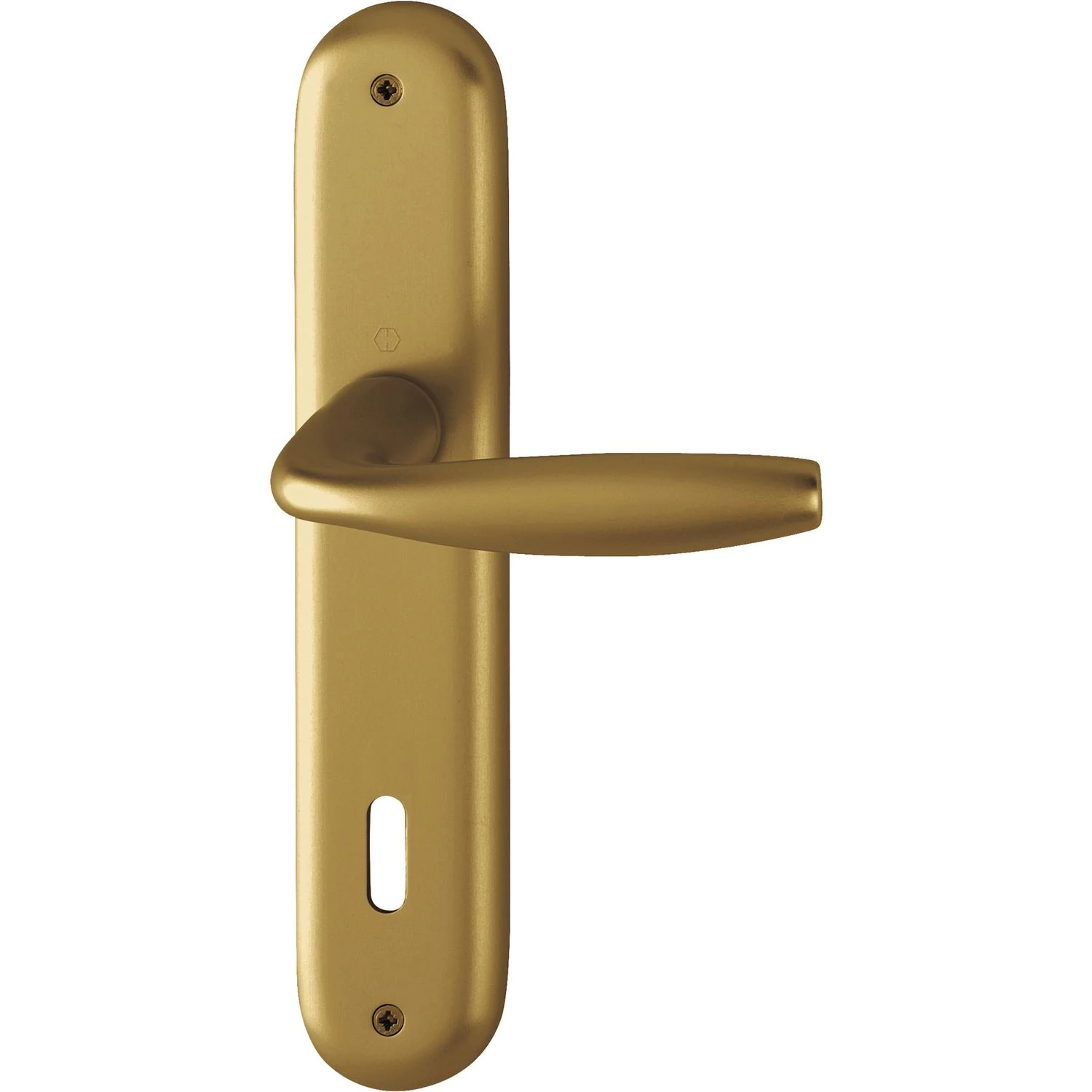 Hoppe New York eloxált bronz hosszúpajzsos kilincsgarnitúra 90 mm