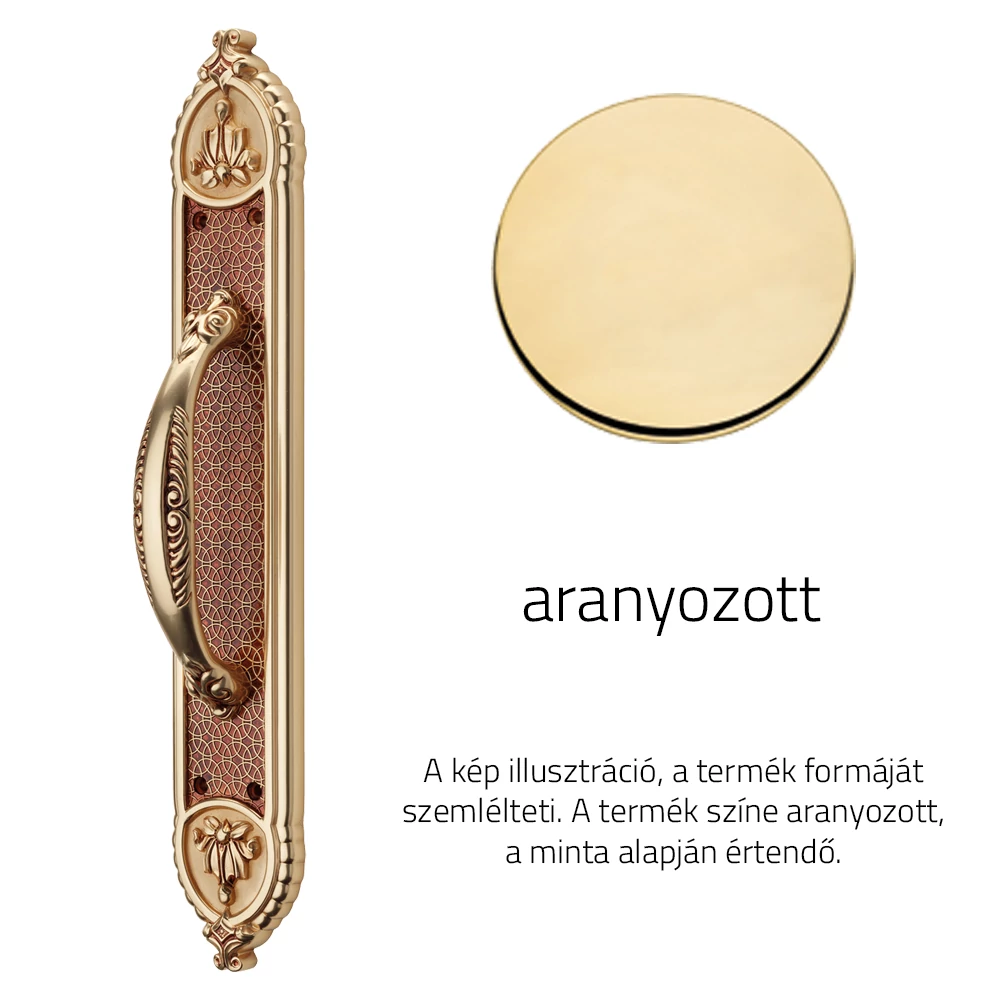 Linea Cali Aisha aranyozott tolóajtó húzórúd XL hosszúcímen 1651 SL XL OZ