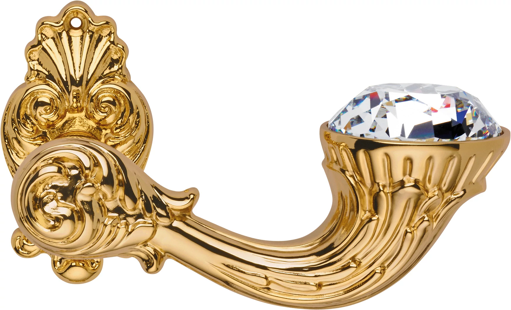 Linea Cali Brilliant Diamond aranyozott díszes rozettás kilincsgarnitúra 1525 RB 015 OZ