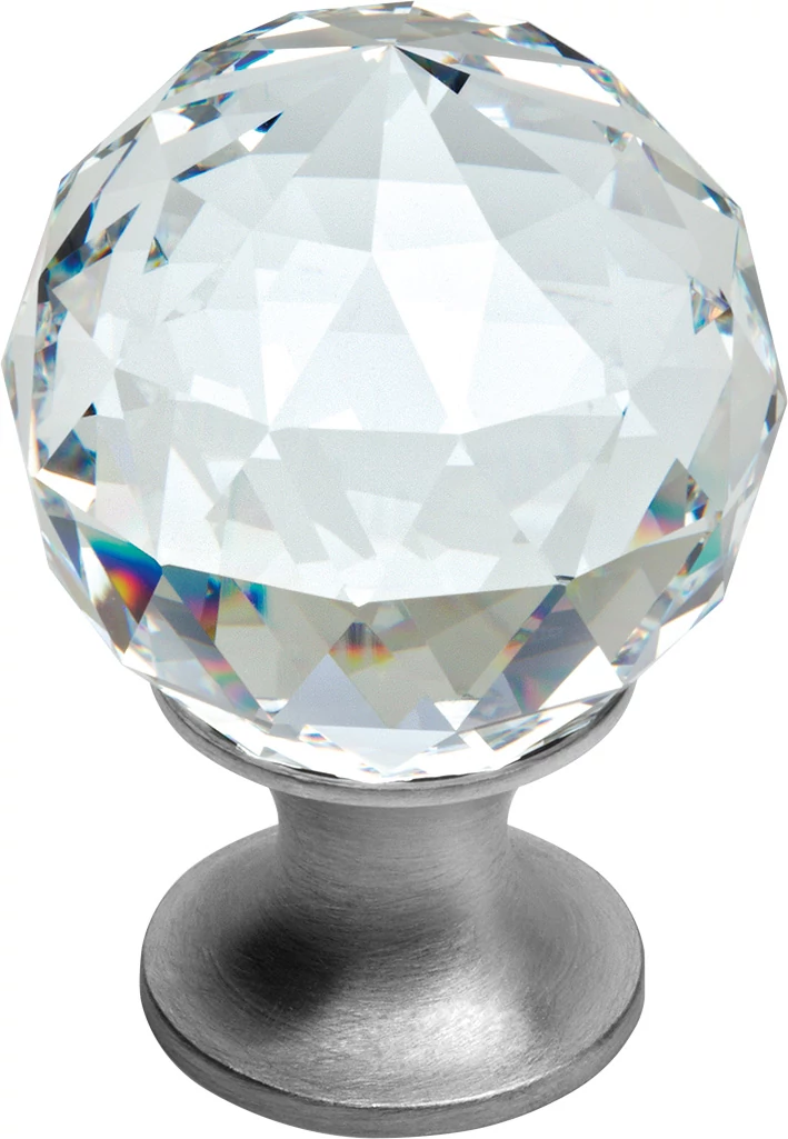 Linea Cali Crystal matt króm bútor fogantyú 30 mm ∅ 200 PB 0030 CS