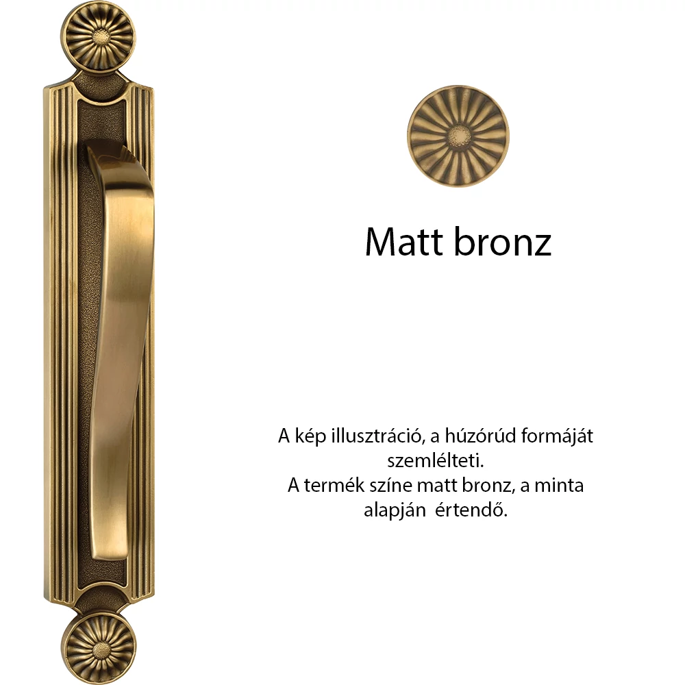 Linea Cali Daisy matt bronz tolóajtó húzórúd hosszúcímen 1071 SL BM