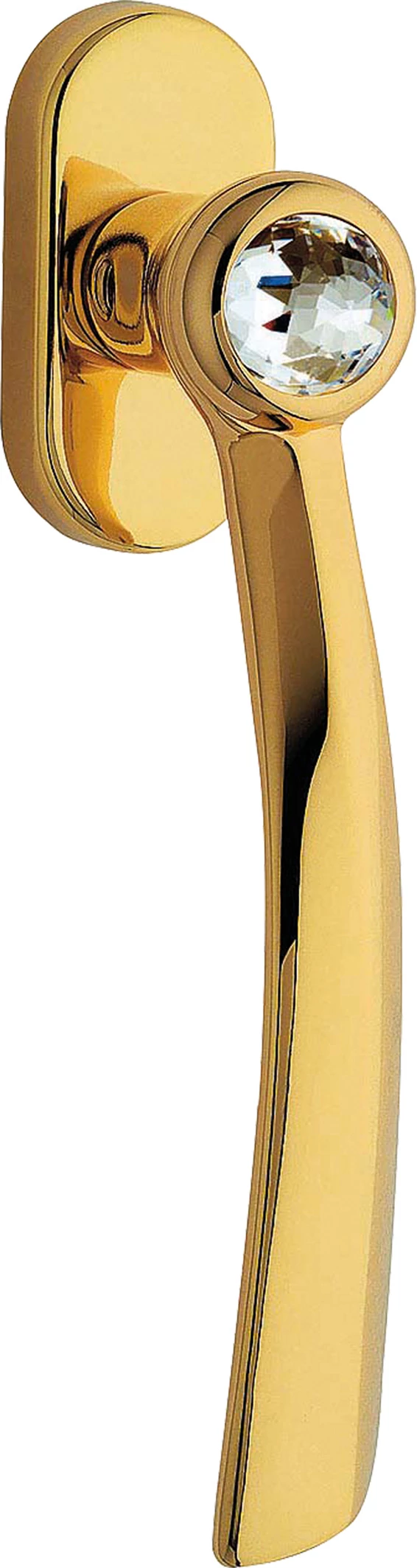 Linea Cali Elika Crystal aranyozott ablakfélkilincs 991 DK OZ