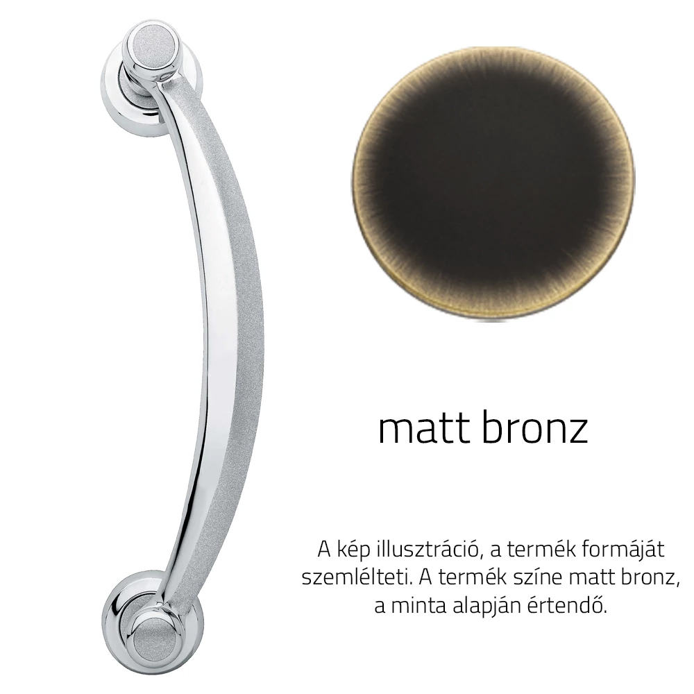 Linea Cali Elika matt bronz tolóajtó húzórúd 990 MN 275 108 BM