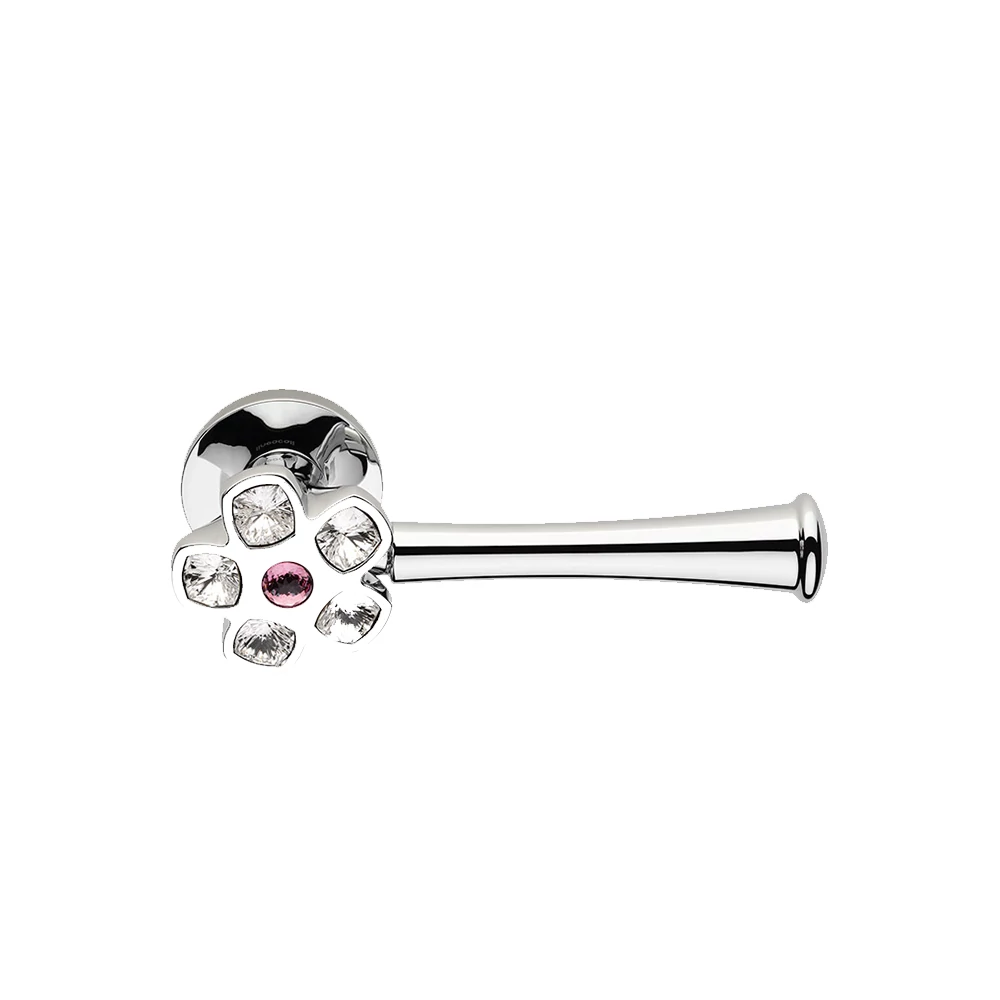 Linea Cali Flory Violet Swarovski® Crystals fényes króm kilincsgarnitúra 1747 023 CR
