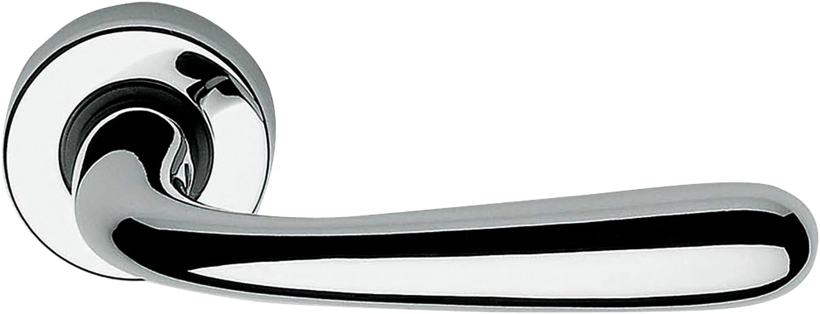 Linea Cali Garda fényes króm körrozettás kilincsgarnitúra 670 RB 101 CR