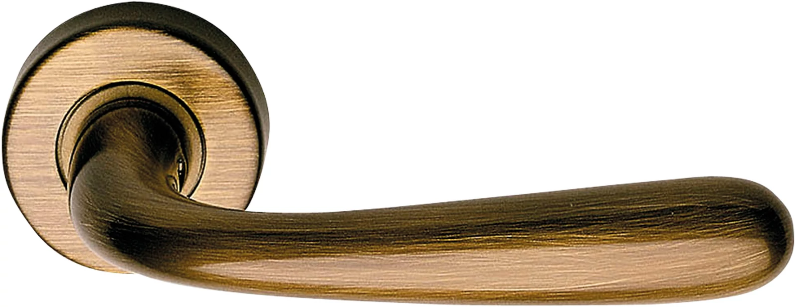 Linea Cali Garda súrolt bronz körrozettás kilincsgarnitúra 670 RB 101 OG