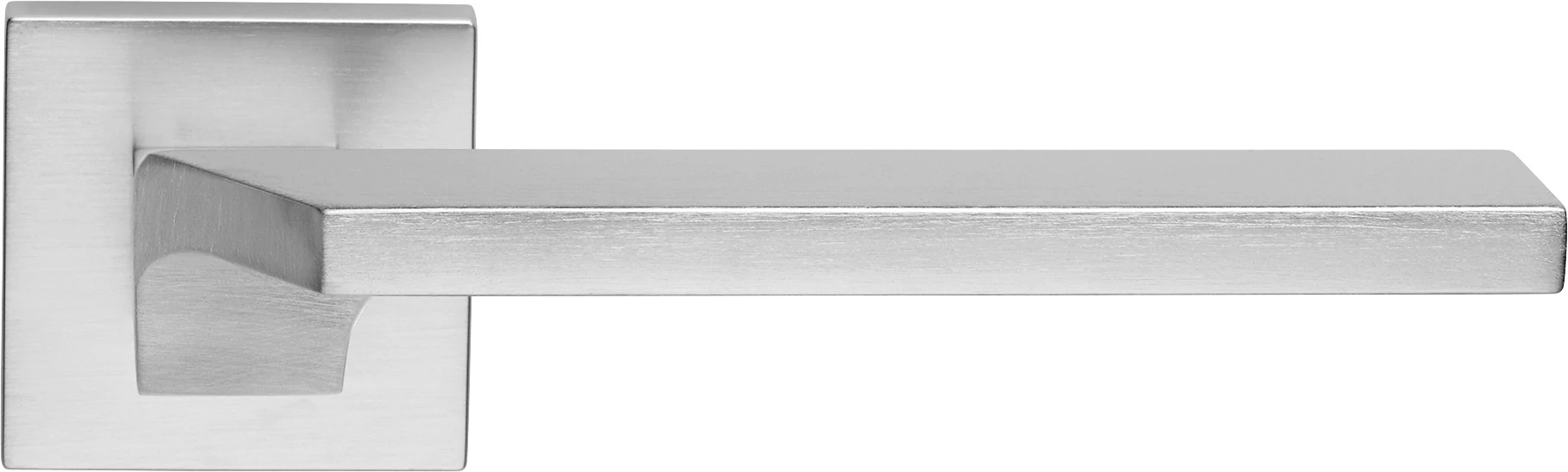 Linea Cali Giro Zincral matt króm négyzetrozettás kilincsgarnitúra 487 RB 024 CS