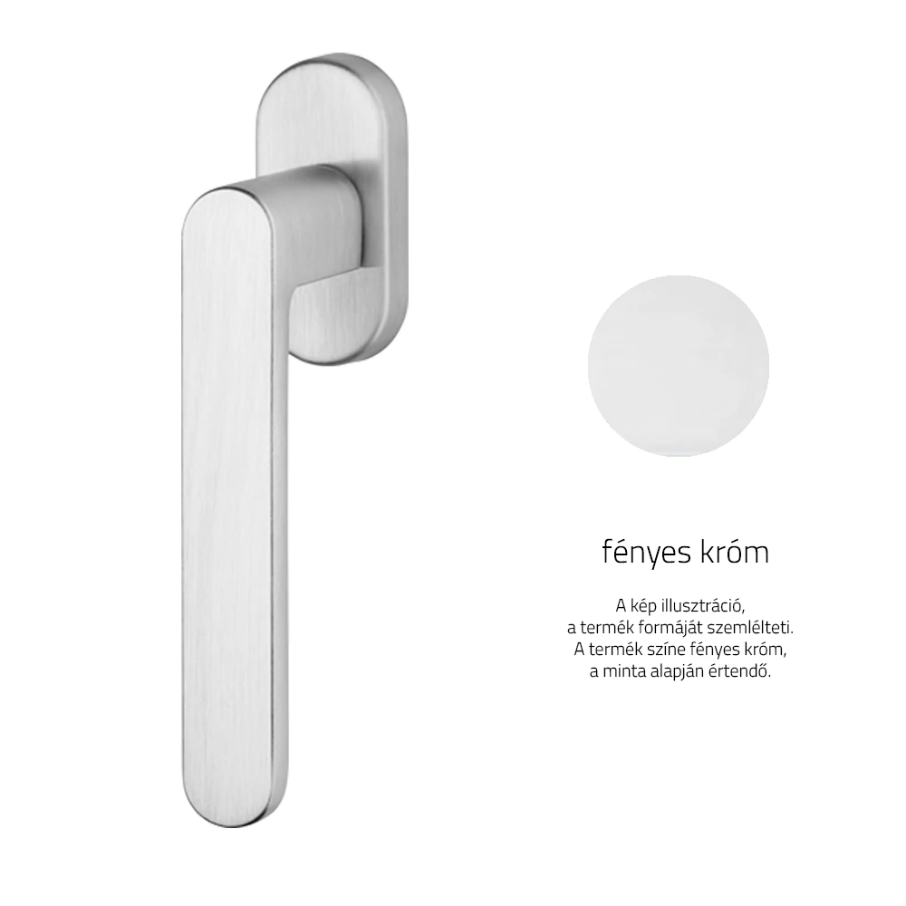 Linea Cali Lola Zincral fényes króm ablakfélkilincs 428 DK CR