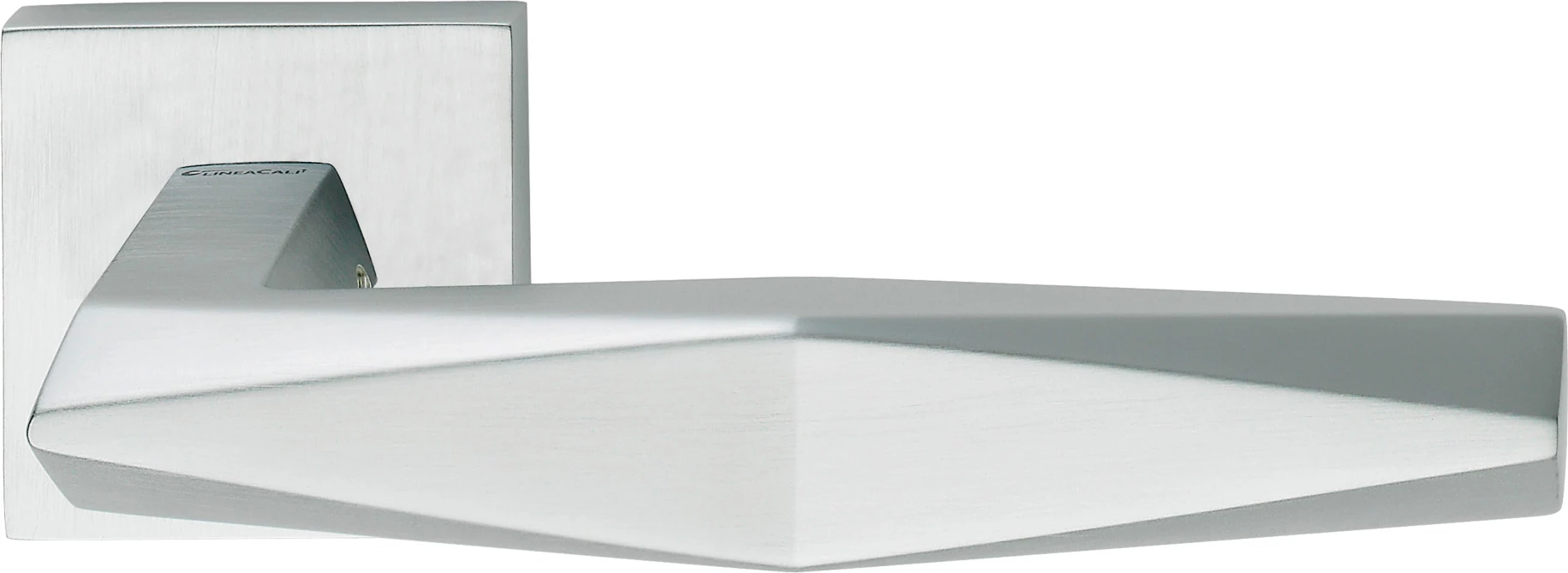 Linea Cali Prisma matt króm négyzetrozettás kilincsgarnitúra 1280 RB 019 CS